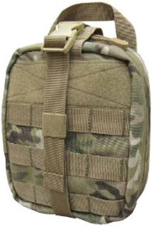 Durable Tri-Fold EMT Medical Pouch with Multiple Pockets for First Aid Gear