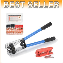 Load image into Gallery viewer, Professional Crimping Tool Kit for Copper &amp; Aluminum Battery Cables - 90pcs
