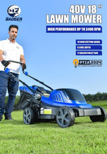 Load image into Gallery viewer, Lightweight 40V Electric Lawn Mower with Quick Fold Design &amp; 4.0Ah Battery
