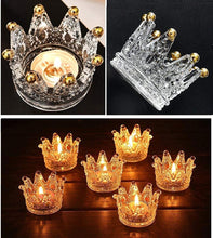 Load image into Gallery viewer, Gold Glass Votive Candle Holder Set of 12 - Ideal for Weddings and Celebrations