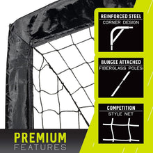 Load image into Gallery viewer, Durable Pop Up Soccer Goals - Compact Folding Nets for Indoor &amp; Outdoor Use