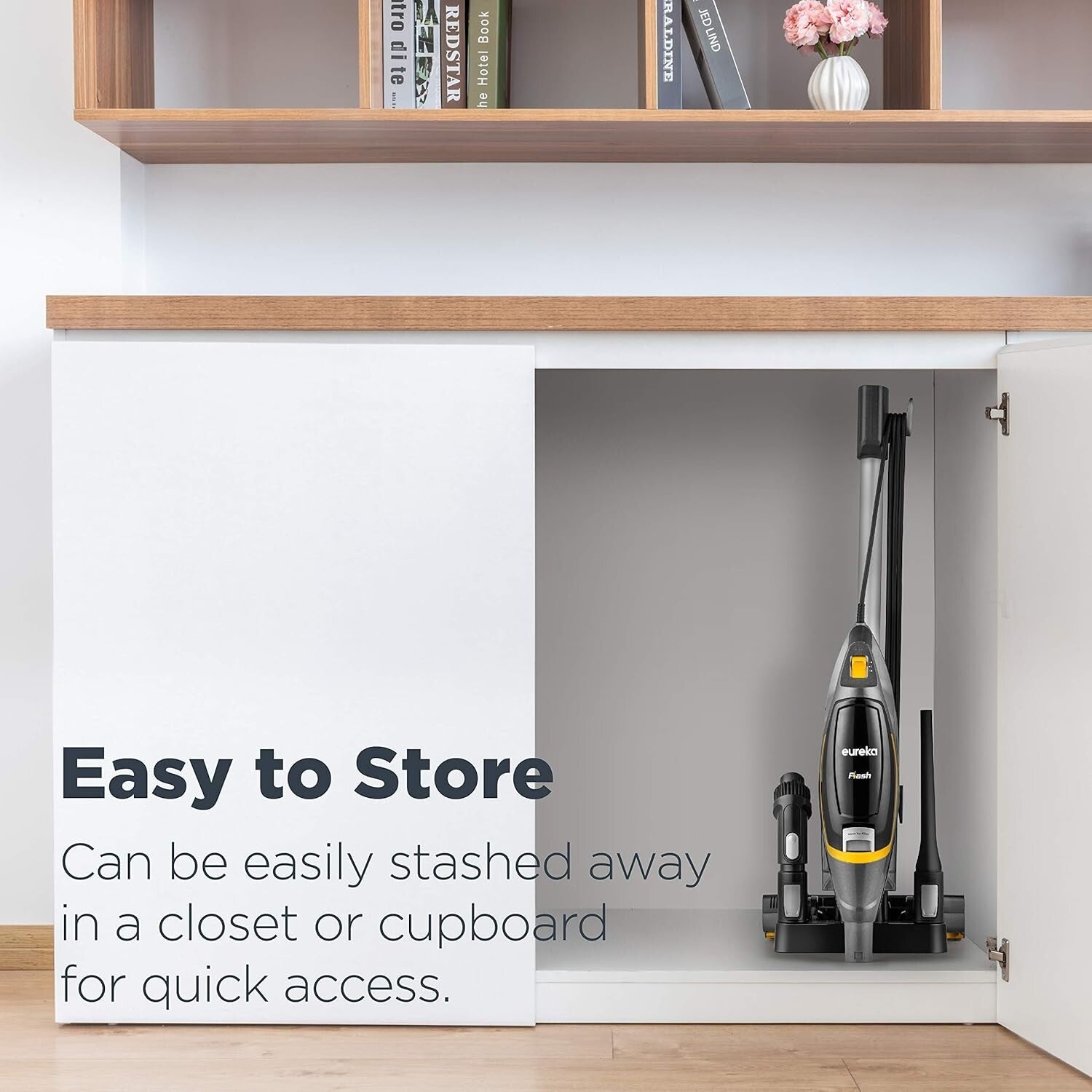 Flash Lightweight Stick Vacuum - 15KPa Powerful Suction for Versatile Cleaning