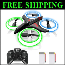 Load image into Gallery viewer, Lightweight 4.9-Inch Children’s Drone - Crash-Proof LED &amp; 15 Min Flight Time
