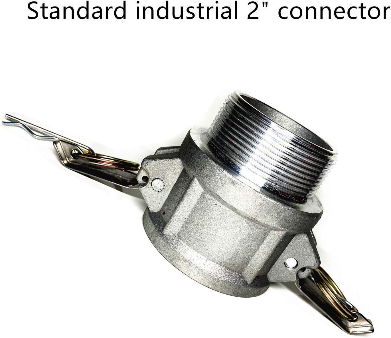 Adjustable 2-Inch NPSH/NPT Fire Nozzle - Versatile Spray Control Up to 100 PSI