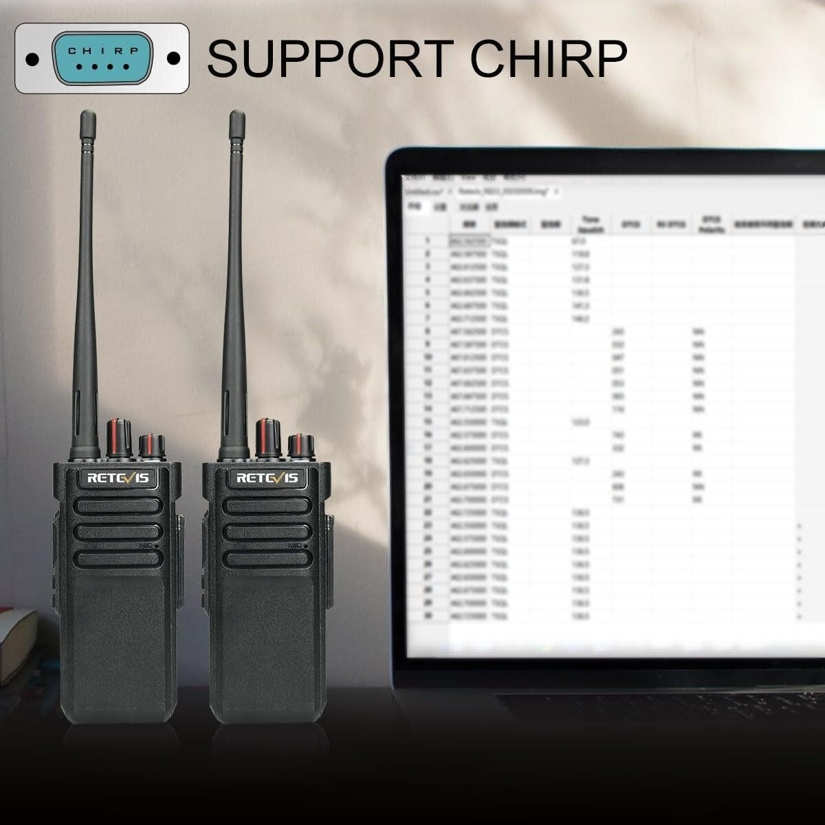 Enterprise-Grade Walkie Talkies, 7 Mile Range, Waterproof Speaker Mic Included