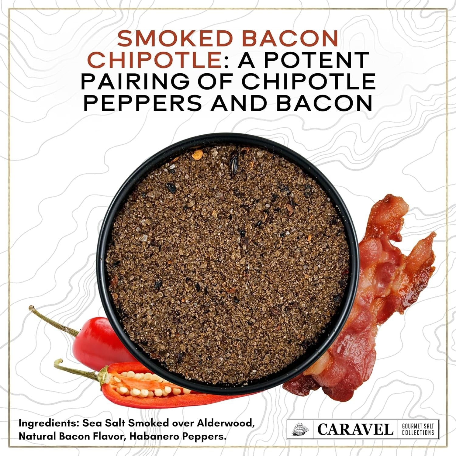 Signature Sea Salt Sampler: Smoked Bacon Chipotle, Garlic Herb & Spicy Varieties