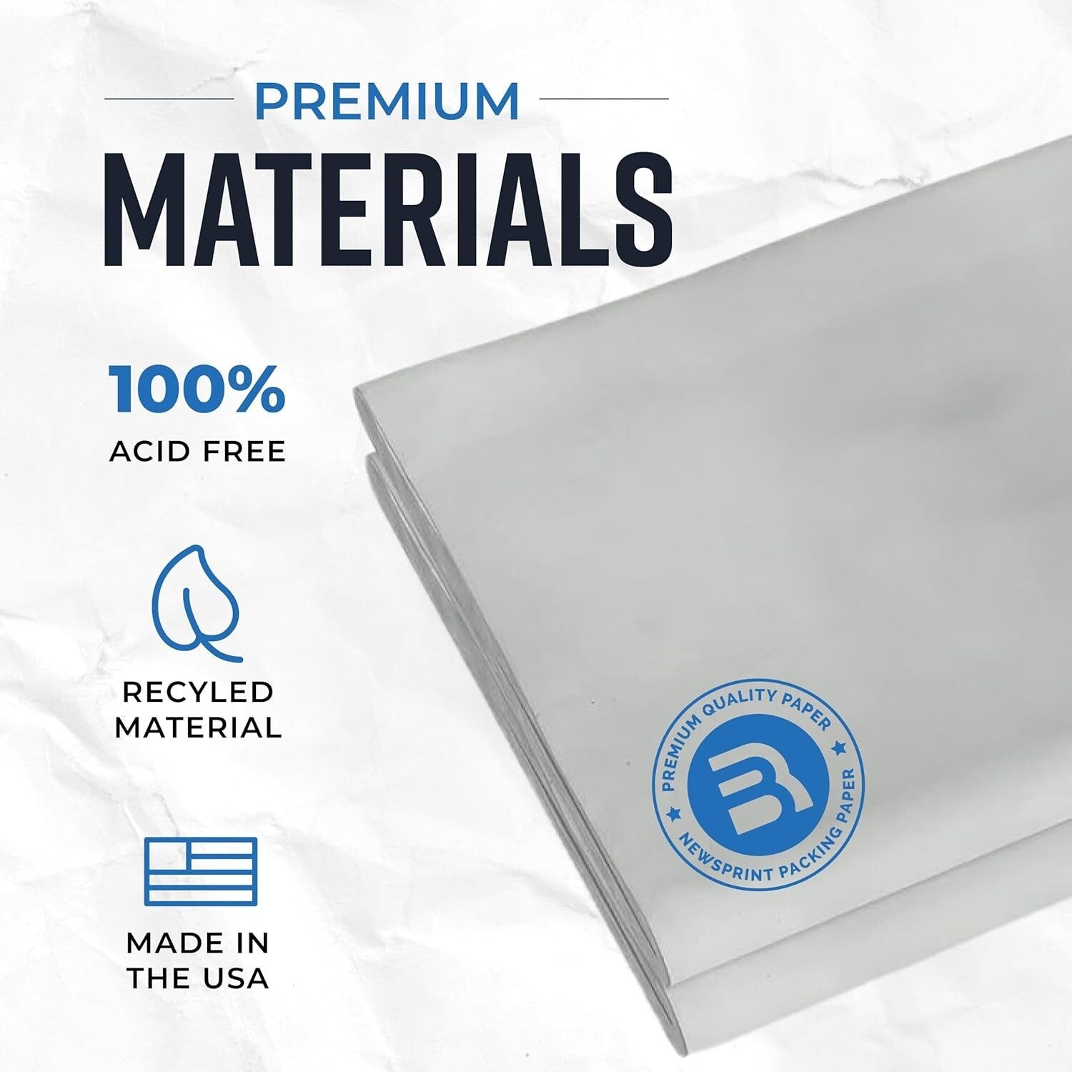 20lb Newsprint Packing Paper - 640 Sheets for Secure and Stress-Free Relocation