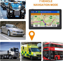 Load image into Gallery viewer, Professional 7-Inch GPS Tracker with Voice Command &amp; Free Lifetime Map Updates