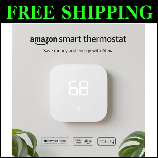 Amazon Smart Thermostat - Energy-Efficient Control with Alexa Integration