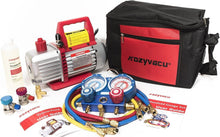 Load image into Gallery viewer, Versatile AC Repair Tool Kit with Manifold Gauge Set for R134A, R22, R410A