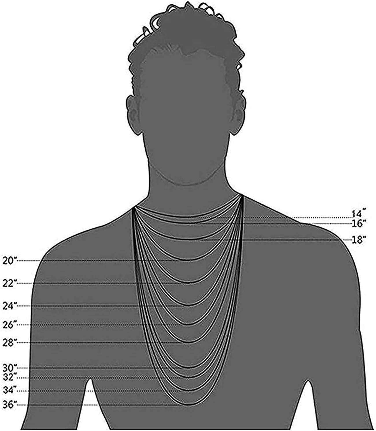 Lightweight 18K Gold Chain Necklace with Solid Clasp - Perfect for Men & Women