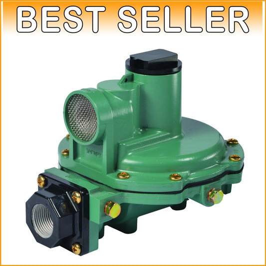Efficient 3/4" NPT 2nd Stage LP Gas Regulator with Emergency Pressure Protection