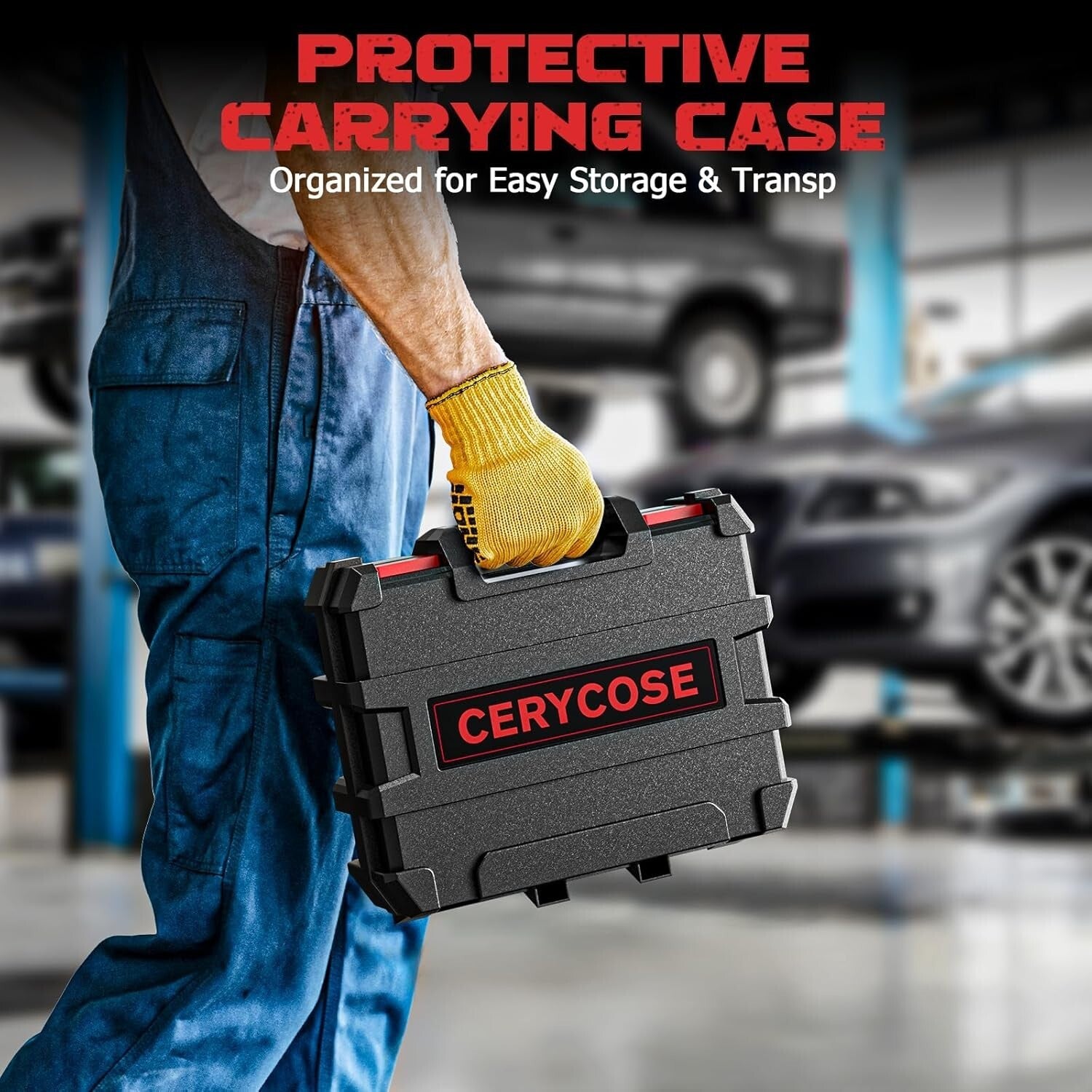 Brushless 1/2 Inch 900 ft-lbs Impact Gun - Complete Set with 6 Sockets & Light