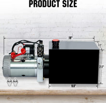 Load image into Gallery viewer, Powerful 12V Dump Trailer Hydraulic Pump with 8 Quart Capacity &amp; Remote Control