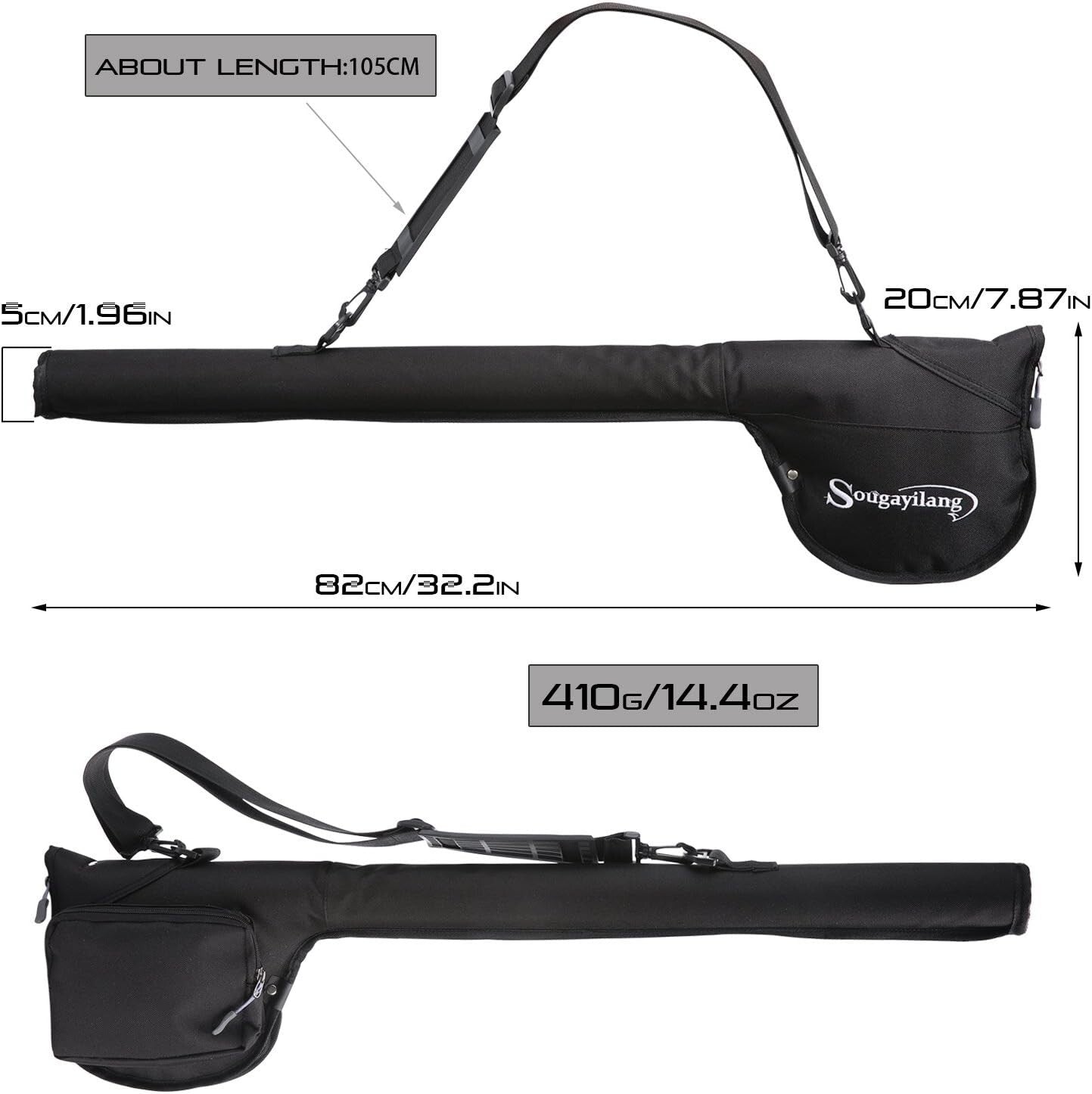 All-in-One 9ft Fly Rod Reel Combo with 12 Flies - Lightweight Fishing Package