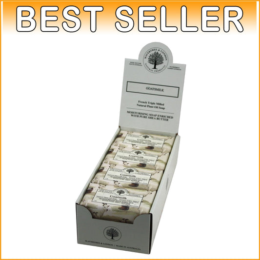 Moisturizing Goats Milk Triple-Milled Soap Bars - 8 x 7oz for All Skin Types