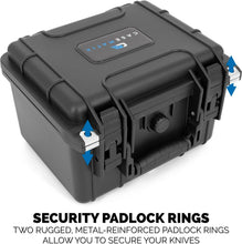 Load image into Gallery viewer, Heavy-Duty Crushproof Card Storage Box for 150 Top Loader Cards or 40 Slabs