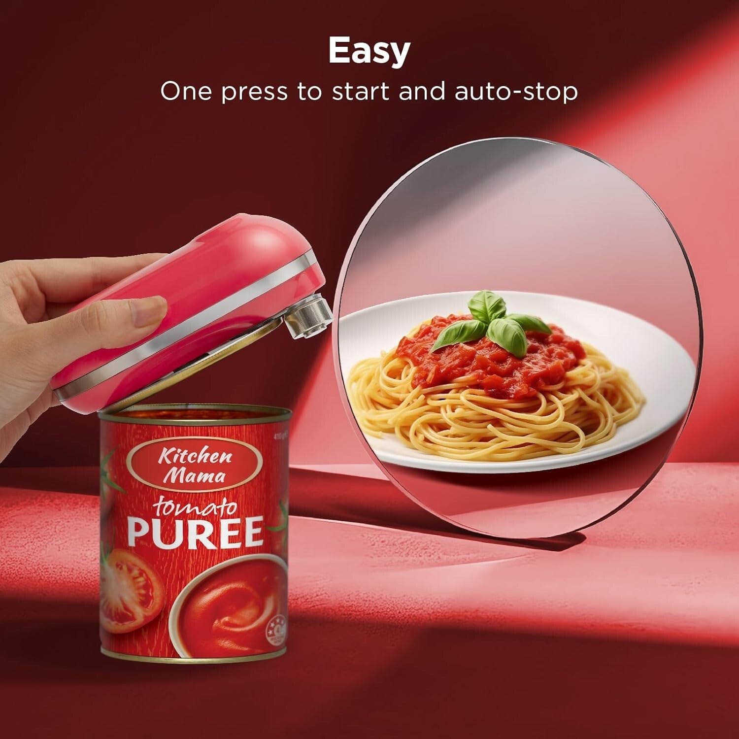 Portable Mini Electric Can Opener – USB-C Rechargeable, Ideal for Home & Travel