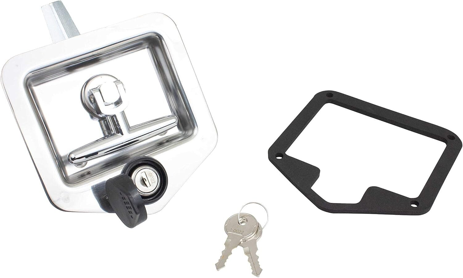 Corrosion-Resistant Stainless Steel T-Latch Set - Keyed Alike Security Lock