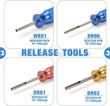 Load image into Gallery viewer, Ergonomic Automotive Wiring Tool Kit: Crimping &amp; Connector Removal Tools Inside