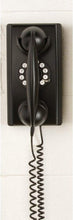 Load image into Gallery viewer, Nostalgic Black Wall Phone with Modern Push Button Features - Home Essential