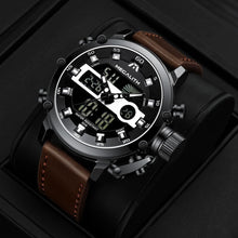 Load image into Gallery viewer, Men's Rugged Tactical Watch - Waterproof Digital, Alarm, and Stopwatch Features