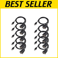 Load image into Gallery viewer, 5FT USB to RS232 DB9 Cable Adapter with PL2303 Chipset - High-Speed Connectivity
