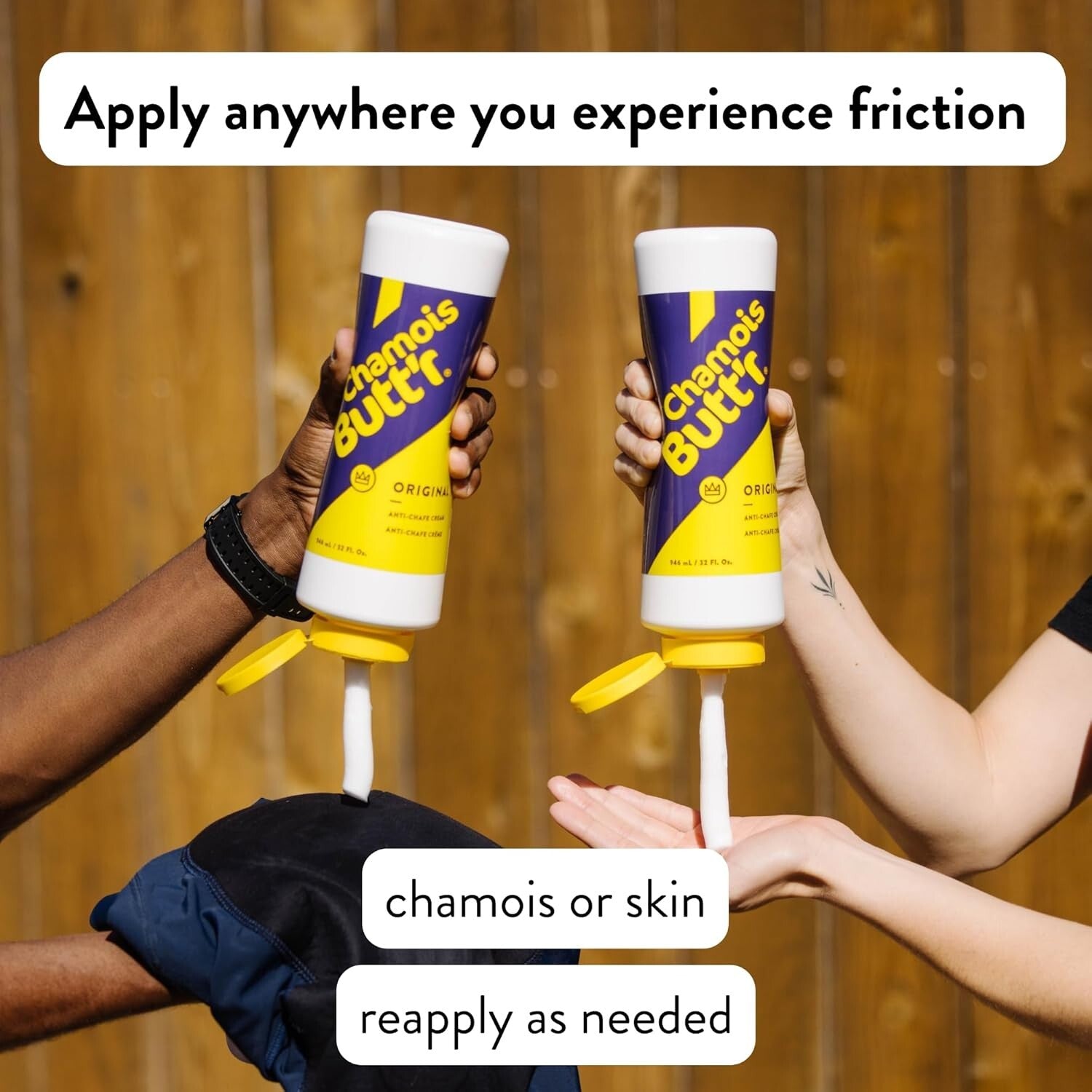 Non-Greasy 32oz Chafing Cream in Squeeze Tube - Comfort for Active Lifestyles