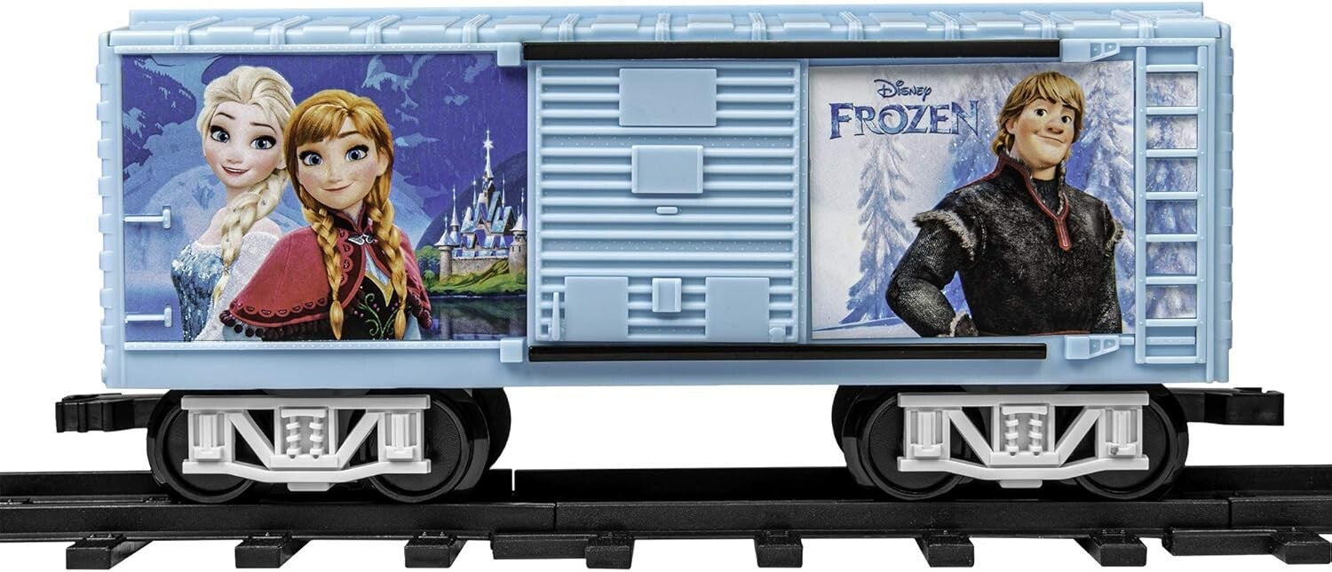 Disney Frozen Battery-Powered Model Train Set with Remote Control - 50x73 Track