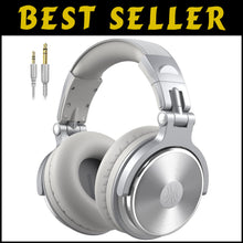 Load image into Gallery viewer, Wired DJ Headphones with Noise Isolation and Adjustable Headband - 50mm Drivers