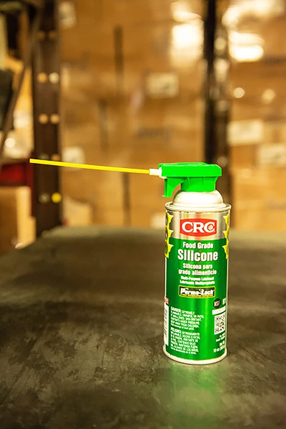 Food Grade Silicone Multi-Purpose Lubricant Spray - 10 oz, 3-Pack for High Temps