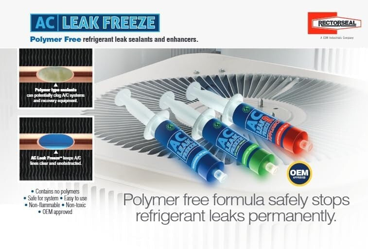 AC Leak Freeze 0.5 oz - Easy Application for HVACR Leak Repair Solutions