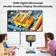 Load image into Gallery viewer, AD407 Pro 3D HDMI Digital Microscope with 7" LCD Screen for Precision Repairs