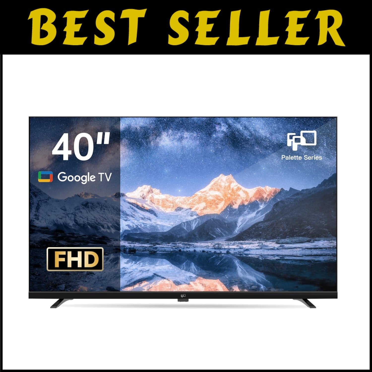 Lightweight 40-Inch Smart LED TV with 1080p Resolution & Multiple Connections