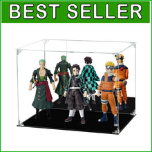 Load image into Gallery viewer, Elegant Dustproof Acrylic Action Figure Display Box – 40x30x30cm Collection Case