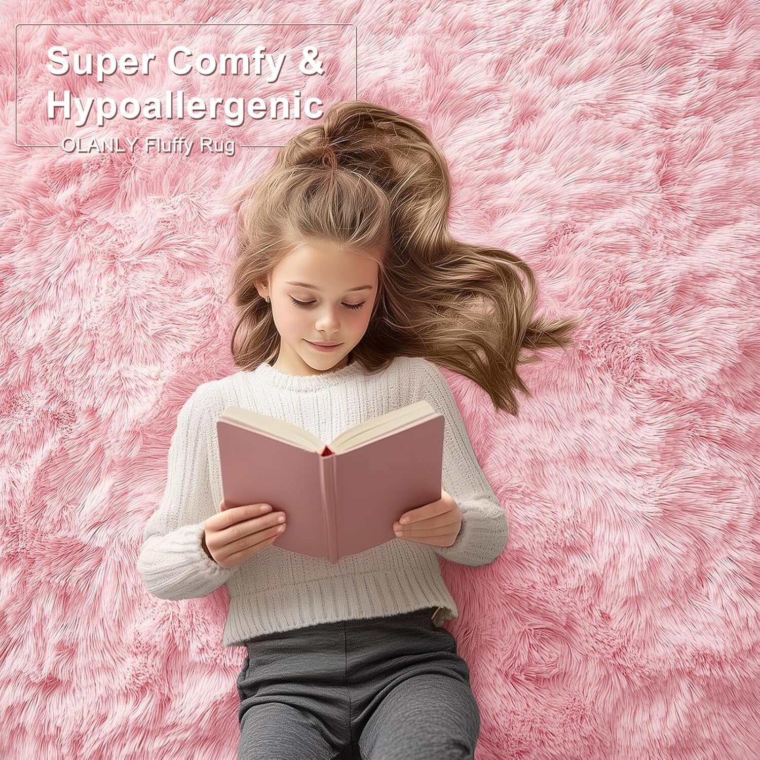 Elegant & Cozy 5x8 Machine Washable Area Rug - Perfect for Kids’ Rooms