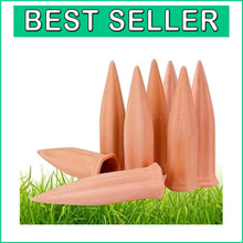 Load image into Gallery viewer, 8 Pack Terracotta Self-Watering Spikes for Hassle-Free Indoor &amp; Outdoor Plants