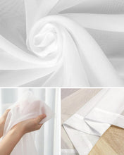 Load image into Gallery viewer, Contemporary Marble Textured Sheer Curtains – 63 Inches, Ideal for Every Room