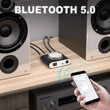 Load image into Gallery viewer, Compact 200W HiFi Stereo Mini Amplifier with Bluetooth, AUX &amp; Optical Inputs