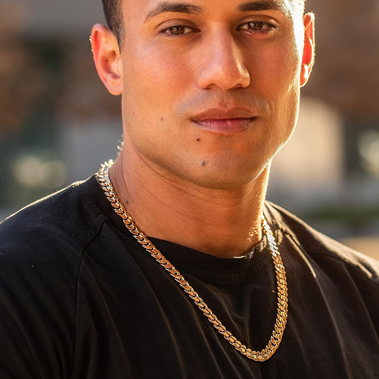 6mm & 9.5mm Gold or White Gold Plated Cuban Link Chain - Lifetime Warranty