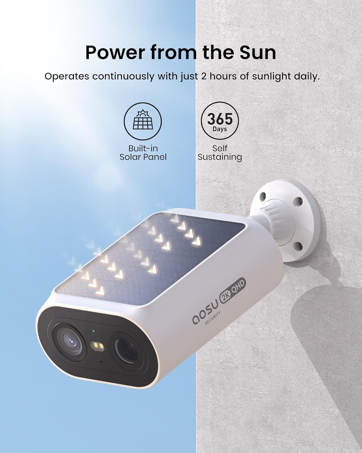 DIY Wireless Solar Security Cameras - 4 Cam Set with Color Night Vision & Alerts