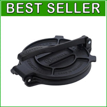 Load image into Gallery viewer, Durable 8-Inch Seasoned Cast Iron Tortilla Press for Authentic Latin Cuisine