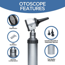Load image into Gallery viewer, Portable Medical Diagnostic Toolkit: 36 Pieces for Eye, Ear, Nose, and Throat
