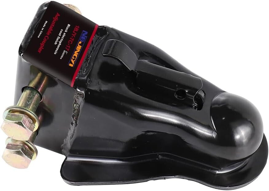 Adjustable 2'' Trailer Coupler 8000LBS Capacity - Durable Channel-Mount Design