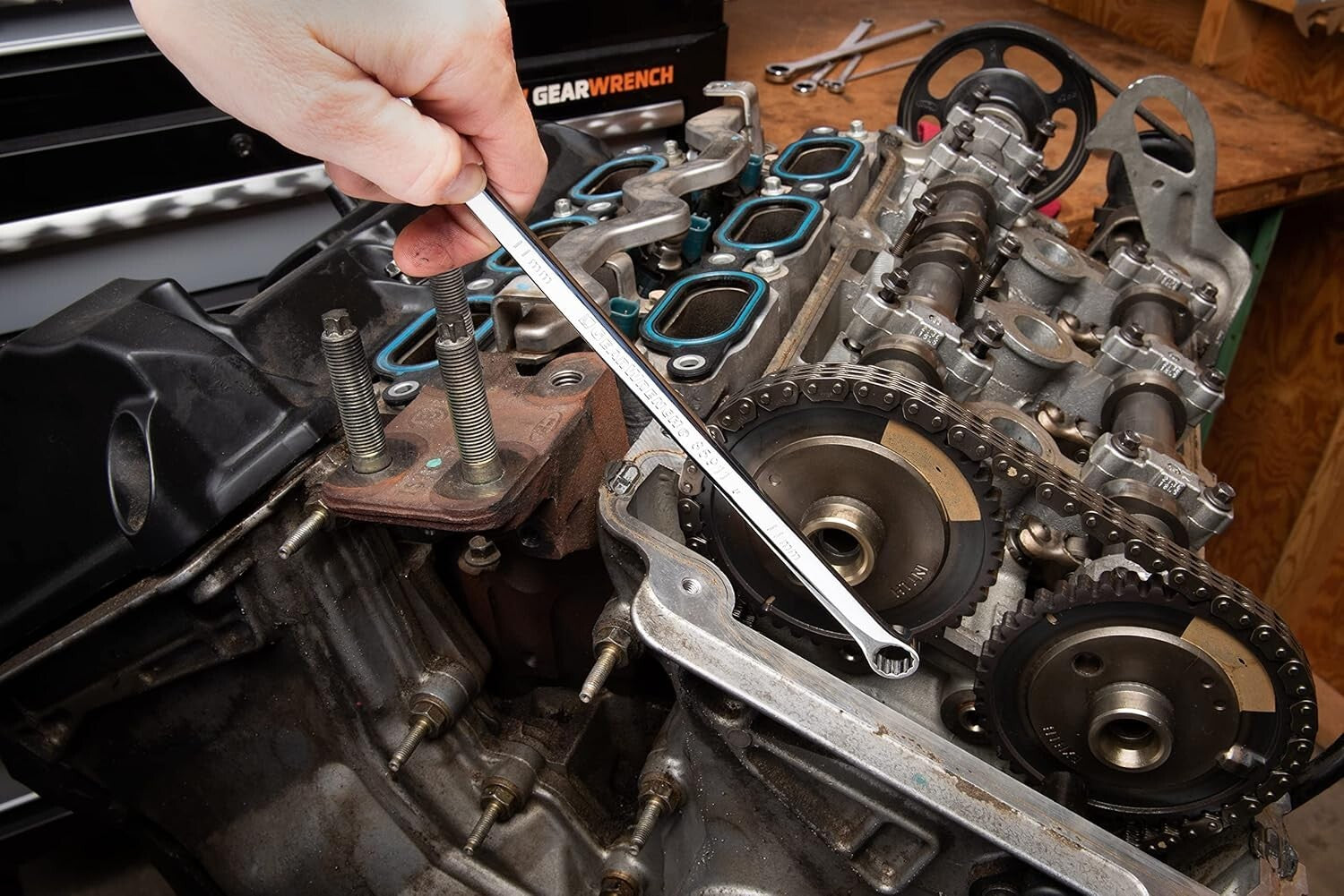 12-Piece Metric Ratcheting Wrench Set with XL Gearbox Design for Ultimate Torque