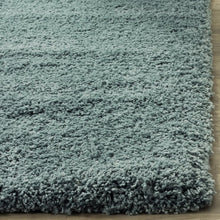 Load image into Gallery viewer, Plush Light Blue California Shag Runner Rug - 2'3" x 7' for High Traffic Areas