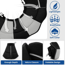 Load image into Gallery viewer, Breathable Soft Pet Cone for Large Dogs - Post-Surgery Adjustable Collar
