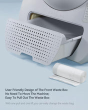 Load image into Gallery viewer, Ultimate Self-Cleaning Litter Box for Multiple Cats - Safe, Convenient, White