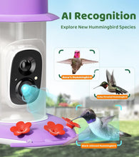 Load image into Gallery viewer, Smart Hummingbird Feeder with HD Camera - Solar-Powered &amp; Ant-Proof 1.1 lbs