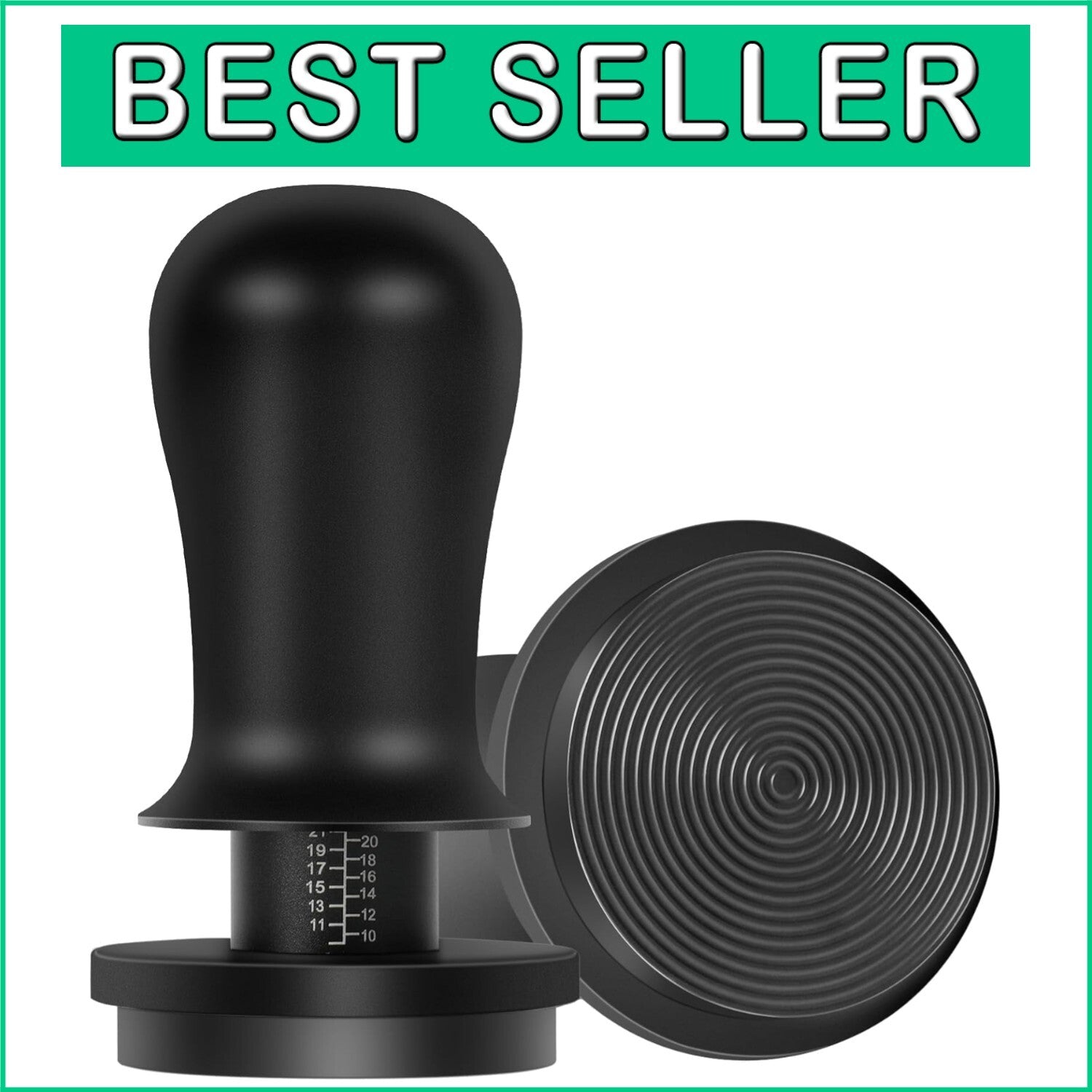 Comfort Grip 51mm Espresso Coffee Tamper - Ideal for Baristas and Home Use